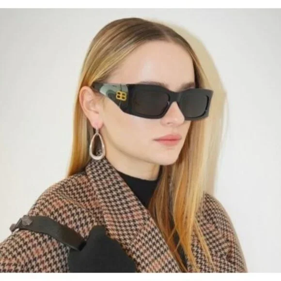 NEW BALENCIAGA SUNGLASSES BB0291S 003 HAVANA UNISEX EYEWEAR - Picture 2 of 12